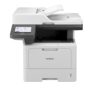 Brother MFC-L5915DW Printer Type: Laser Functionality: Print, Scan, Copy, Fax Print Output: Monochrome Connectivity: USB, Ethernet, Wi-Fi Scanner Type: Flatbed & ADF Print Speed (Monochrome): Up to 50 ppm Max Print Resolution: Up to 1200 × 1200 dpi Toner Compatibility: TN-3608 / TN-3608XL / TN-3608XXL Page Yield (Inbox Toner): 3000 pages Auto Duplex Laser Printer, 50 PPM, Dual Scanning, Print Scan Copy Fax, 5" Touch Screen Display, 70 Pages ADF,(WiFi WiFi Direct LAN USB), 11000 Pages Inbox Toner, Free Installation Online at Low Prices in India | Brother Reviews & Ratings