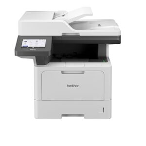 Brother MFC-L5915DW Printer Type: Laser Functionality: Print, Scan, Copy, Fax Print Output: Monochrome Connectivity: USB, Ethernet, Wi-Fi Scanner Type: Flatbed & ADF Print Speed (Monochrome): Up to 50 ppm Max Print Resolution: Up to 1200 × 1200 dpi Toner Compatibility: TN-3608 / TN-3608XL / TN-3608XXL Page Yield (Inbox Toner): 3000 pages Auto Duplex Laser Printer, 50 PPM, Dual Scanning, Print Scan Copy Fax, 5" Touch Screen Display, 70 Pages ADF,(WiFi WiFi Direct LAN USB), 11000 Pages Inbox Toner, Free Installation Online at Low Prices in India | Brother Reviews & Ratings