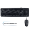 Geonix Wired USB Keyboard and Mouse Combo for PC Laptop