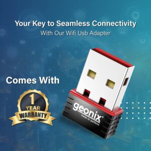 Geonix USB WiFi adapter 150Mbps wireless nano adapter for PC laptop