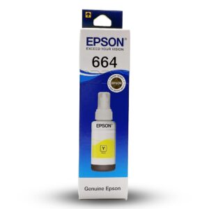 Epson 664 Yellow Ink Bottle 70ml Original EcoTank Printer Ink