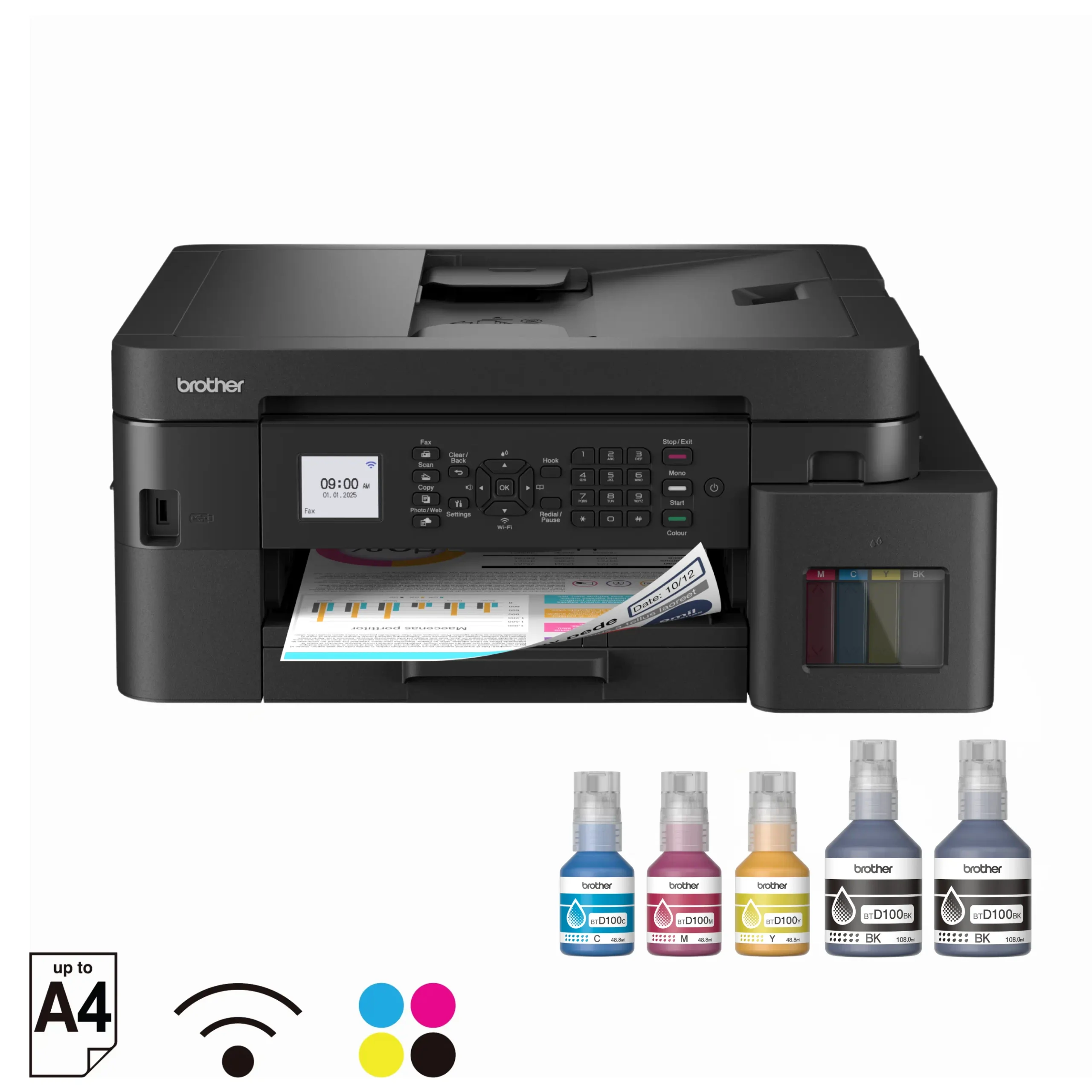 Brother DCP-T730DW Ink Tank Printer WiFi Duplex ADF