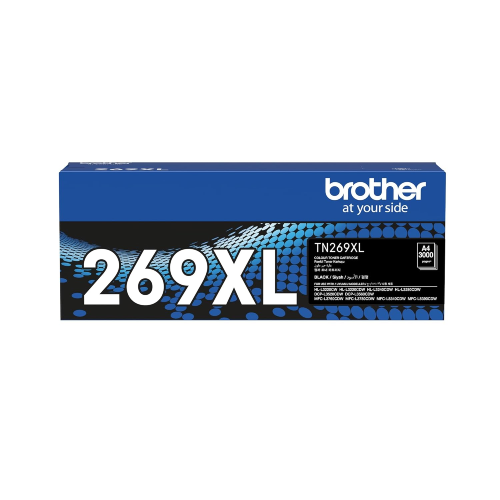 Brother TN-269XLBK black toner cartridge 3000 pages yield