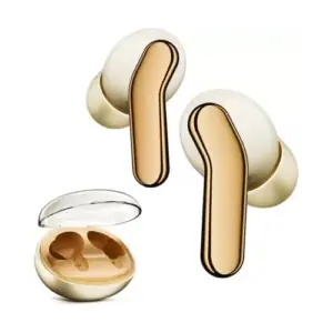 Mivi DuoPods i6 TWS earbuds with compact charging case front view