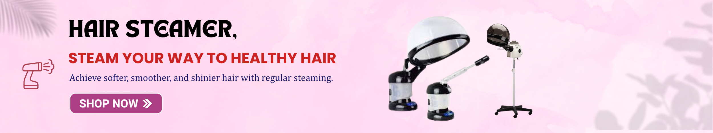 Hair steamer machines with hood and stand design used for deep conditioning and healthy hair treatment