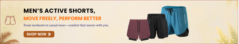 Men’s active shorts for workouts and casual wear, lightweight and comfortable design.
