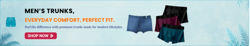 Men’s trunks underwear in multiple colors, comfortable and breathable for everyday wear.