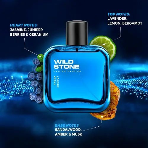 Wild Stone Hydra Energy perfume notes citrus woody aquatic fragrance