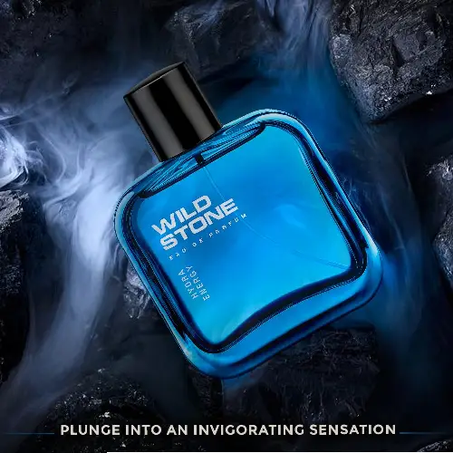 Wild Stone Hydra Energy perfume bottle fresh aquatic fragrance for men