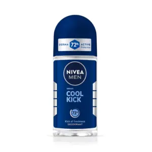 NIVEA men cool kick roll on 50ml mint deodorant