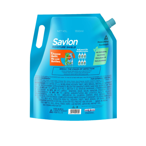Savlon Moisture Shield Handwash Refill Pack with Germ Protection