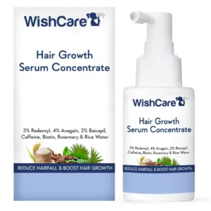 WishCare Hair Growth Serum with Redensyl and Rosemary Oil for hair regrowth