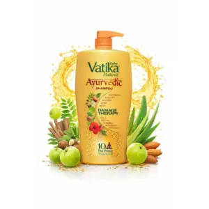 Dabur Vatika Ayurvedic shampoo for strong healthy and nourished hair