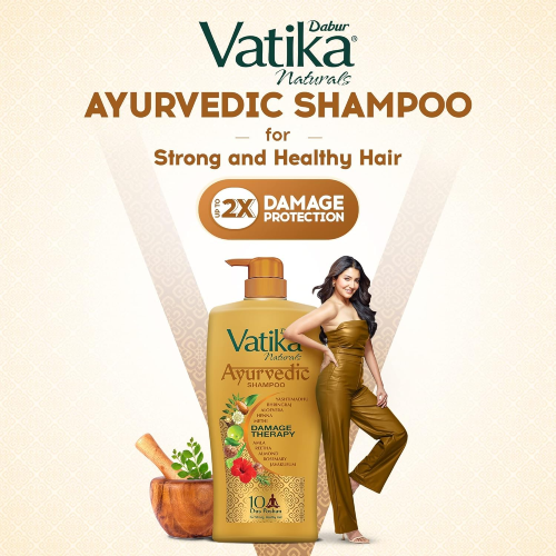 Dabur Vatika Ayurvedic Shampoo 1L