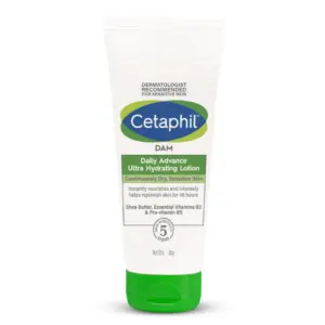 Cetaphil DAM lotion hydrating moisturizer for dry sensitive soft smooth skin