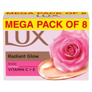 Lux radiant glow soap bars for bright glowing smooth skin daily