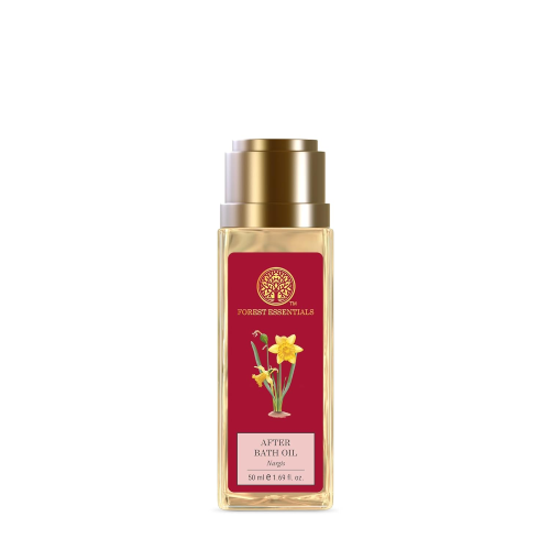 Forest essentials nargis after bath oil for soft hydrated glowing skin