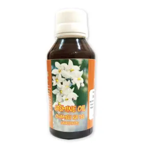 chameli jasmine oil bottle for puja hair skin fragrance use