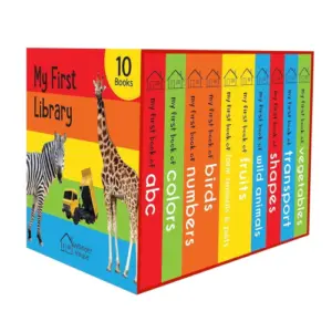 My First Library boxset 10 board books for kids learning