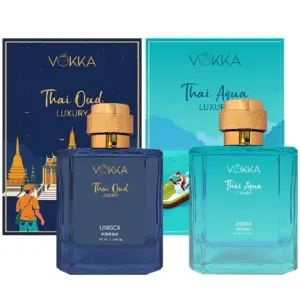 VOKKA Thai Oud and Aqua perfume set unisex woody aquatic fragrance