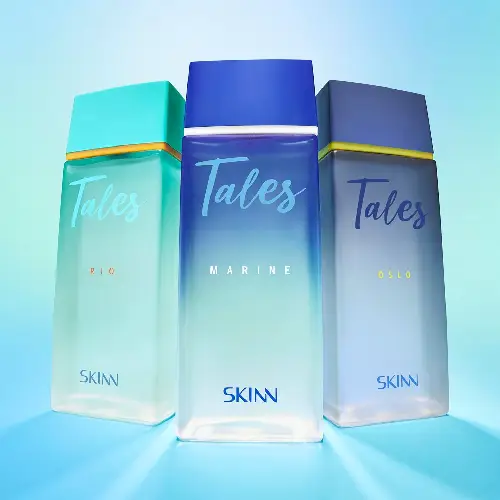 Skinn Tales Rio Marine Oslo perfumes collection fresh premium fragrance