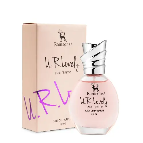 Ramsons U R Lovely women perfume bottle with box 30ml fragrance