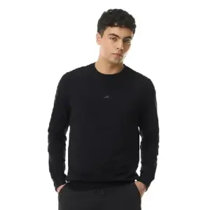 Men black sweatshirt full sleeve ultra soft winter casual wear