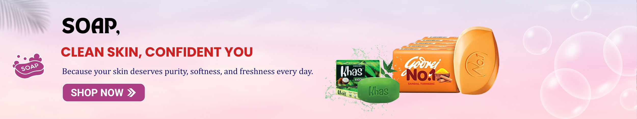 Bath soap bars for clean, fresh, and soft skin with daily use.