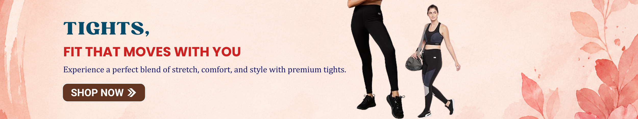 Women wearing black athletic tights, showcasing stretchable, comfortable, and stylish activewear for workouts and everyday movement.