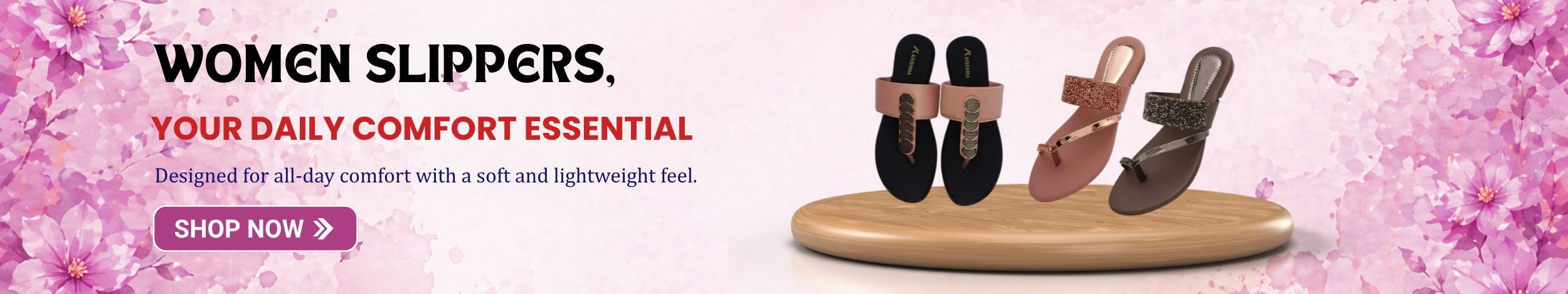 Women slippers, comfortable stylish daily wear slippers for all-day use.