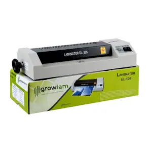 Growlam GL-320 A3 Laminator Machine | Hot & Cold Laminator with Metal Body | 4 Roller Lamination Machine