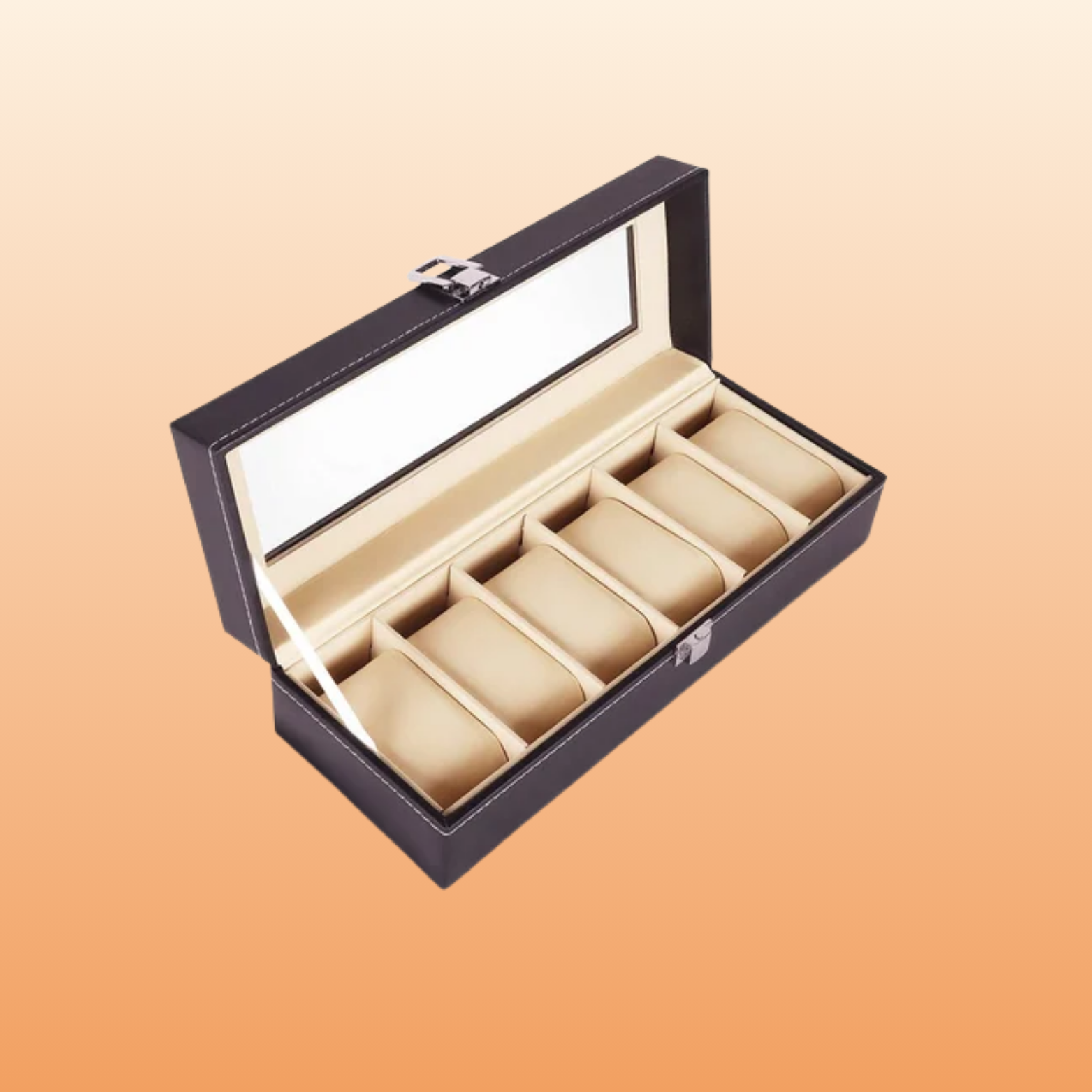 Elegant watch boxes for organizing and protecting wrist watches