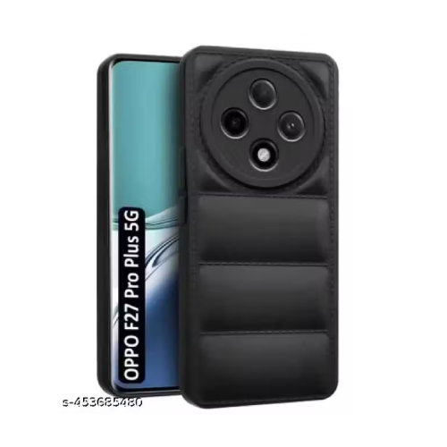 Oppo F27 Pro Plus 5G Black Silicon Shockproof Back Cover