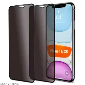 Ezylife Privacy Glass screen protector for iPhone 11 and iPhone XR with anti-spy viewing protection and full-screen coverage.